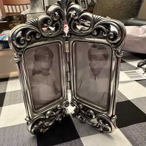 Brighton Elegant Silver Double Photo Frame
